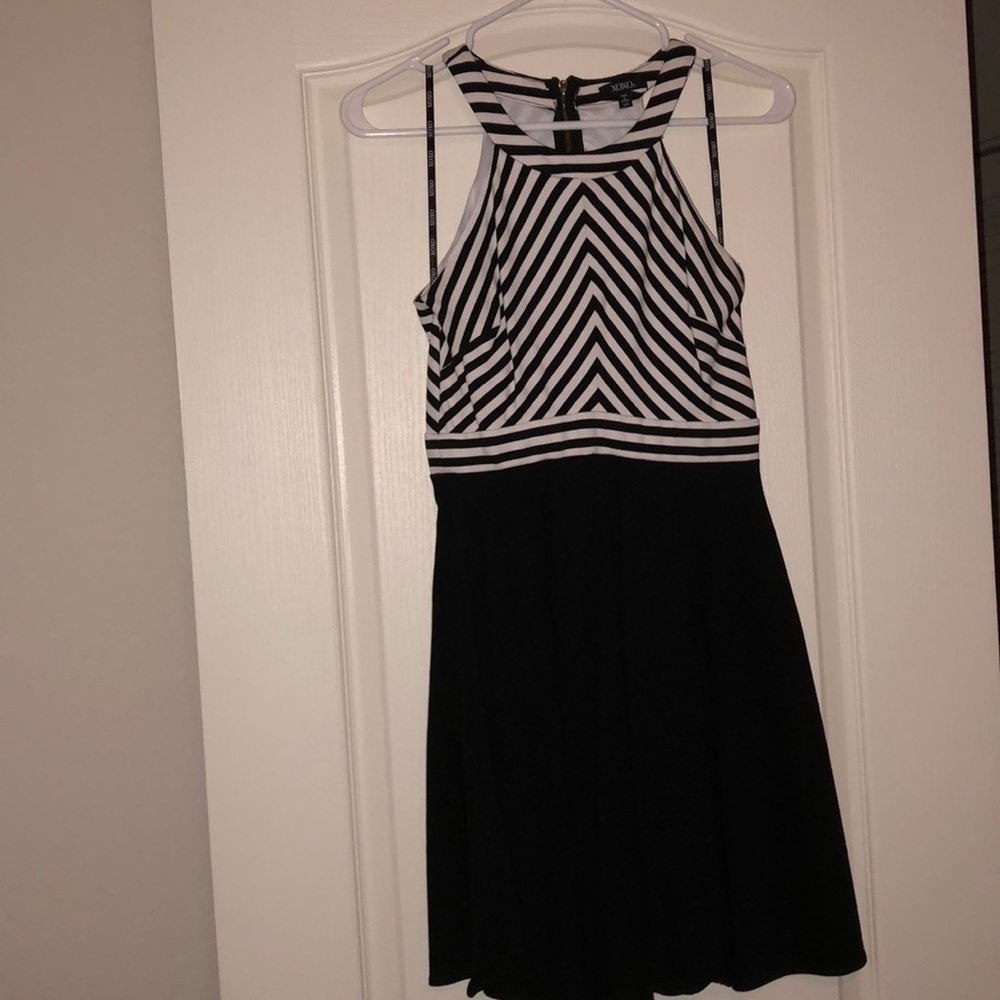 Black and white dress